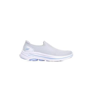 Imagem de Tênis Feminino Skechers Go Walk 8 Verde Claro, 37