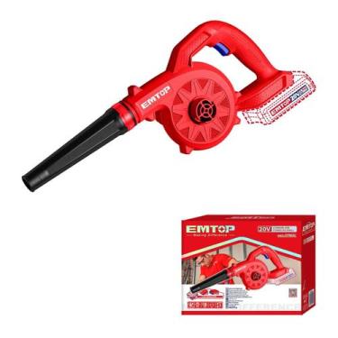 Imagem de Soprador De Folhas Sem Fio 20v 18.000rpm Limpeza Potente - EMTOP