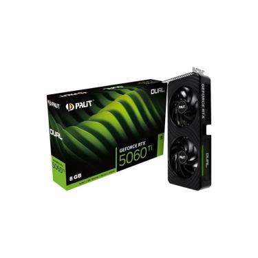 Imagem de Placa de Video Palit Geforce RTX 5060 TI Dual 8GB GDDR7 128 BITS - NE7506T019P1-GB2062D