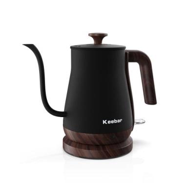 Imagem de Chaleira elétrica Keebar Gooseneck em aço inoxidável 0.8L 1000W