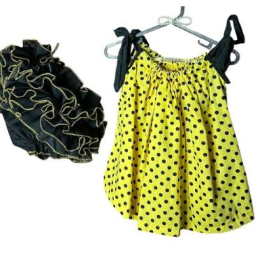 Imagem de Conjunto Bunda Rica Bebê Menina com Babados Luxo - Baby Luxo, Kit 8