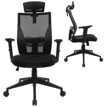 Imagem de Cadeira Fortrek Para Escritório Modelo Gamer Ergonômica Alto  Conforto