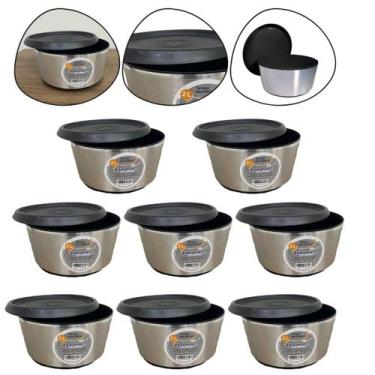 Imagem de Kit 8 Pote Organizador Multiuso Hermético 2 Litros BPA free - Arqplast