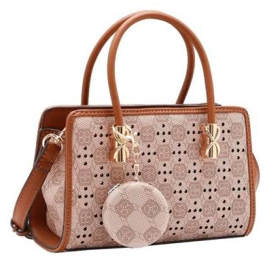 Imagem de Bolsa Transversal Feminina Chenson CG85031, Marrom, UN