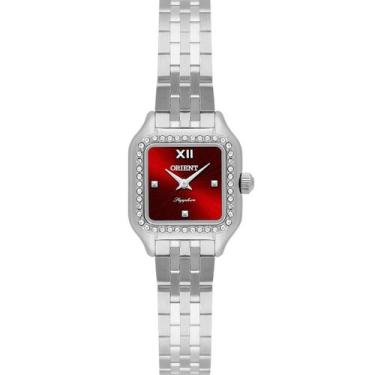 Imagem de Relógio orient feminino prata cristais mini lbss0097 w3sx