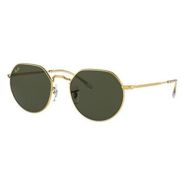 Imagem de Óculos de Sol Unissex Ray-Ban RB3565 9196/31 53 Jack, Dourado