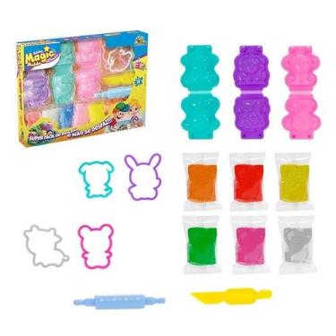 Imagem de Massinha de Modelar Série Magic Molde Duplo Bichinhos - KOPECK