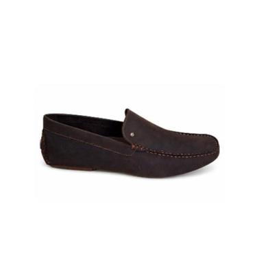 Imagem de Mocassim Masculino Couro Lexus Brown Ferricelli 021895 Cor:MarromTaman