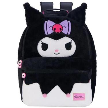 Imagem de Mochila Feminina 17 Kuromi Tween Laco Para Escola - Xeryus
