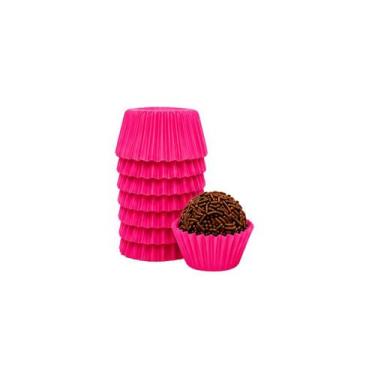 Imagem de 1000 Forminha de papel para doces nº4 lisa Vipel, Pink