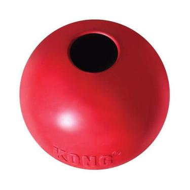 Imagem de Brinquedo Kong para Cães Ball W/Hole Vermelha - Tamanho M/G