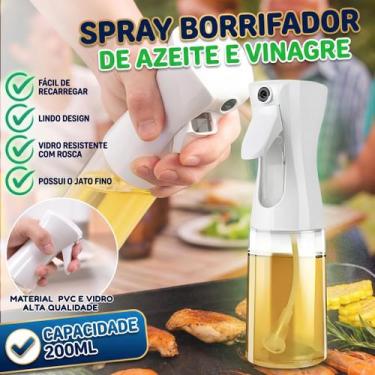 Imagem de Spray Borrifador Pulverizador Azeite e Vinagre de Vidro 200ml - Import
