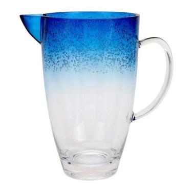 Imagem de Jarra Acrílico Degradê Bolhas - EntreCasa, Azul
