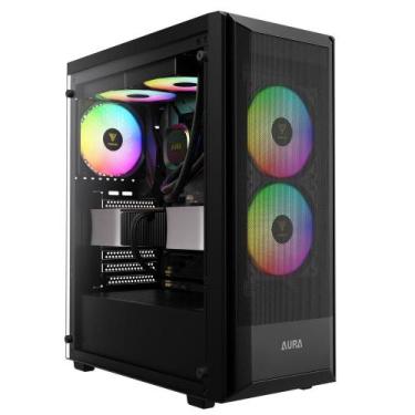 Imagem de Gabinete Gamdias Aura Gc6 Elite Argb Atx Mid Tower Lateral De Vidro Te