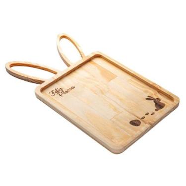 Imagem de Petisqueira Woodart New Easter de Madeira Pinus 45cm x 25cm - Wolff