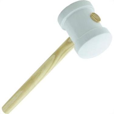 Imagem de Martelo De Borracha Branco Thompson 40Mm - MAC FER