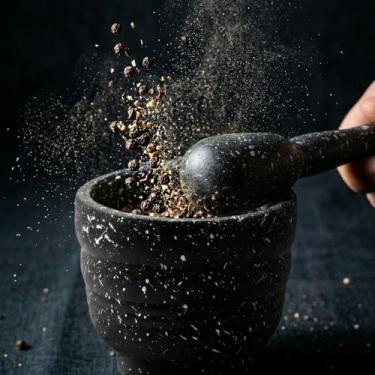 Imagem de Macerador Temperos Secos Socador Cozinha Higiênico Cabo 17cm Triturado