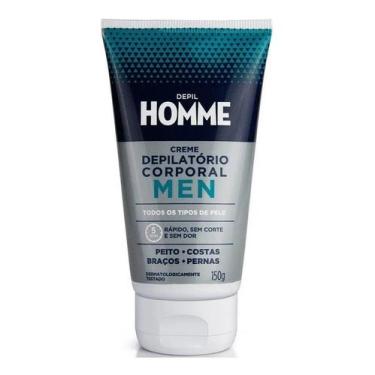 Imagem de Creme Para Depilação Masculina Depil Homme 150g Depil Bella - Congratu