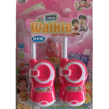 Imagem de Brinquedo KIT Walkie Talkie Infantil Radio Comunicador - BBLK, Rosa