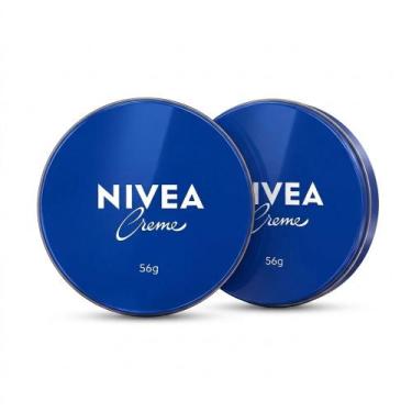 Imagem de Kit 2 Creme Hidratante Nivea Clássico Lata 56g Cada