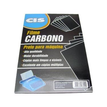 Imagem de Carbono Filme Para Maquina Preto Cis 100 Folhas
