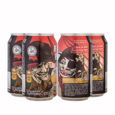 Imagem de Pack 4 Cervejas Roleta Russa APA Lata 350ml