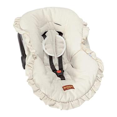 Imagem de Batistela Baby Capa bebe conforto linho c/protetor cinto bege