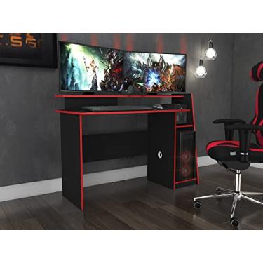 Imagem de Movelbento MESA - GAMER EVOLUTION 1300X900X550 MM, PRETO/VERMELHO GAMER