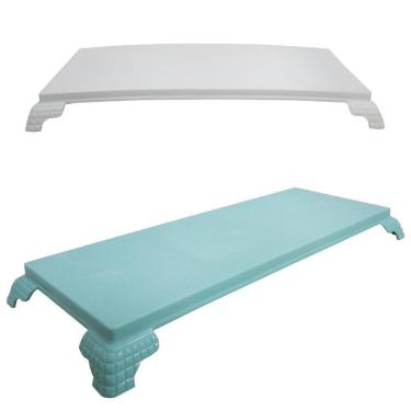 Imagem de Prato Plastico Retangular Bolo / Doces Pe Color 38,5X17X4,5