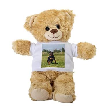 Imagem de Rottweiler Teddy Bear, Rottweiler Gift Stuffed Animal, Rottweiler Plush Teddy Bear with Tee, Rottweiler Welcoming Baby Gift, Gift for Her, Gift for Newborn, Cute Birthday Basket Idea