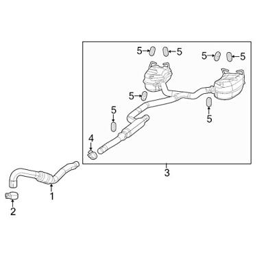 Imagem de Mopar 0469 5220AB, grampo de escape