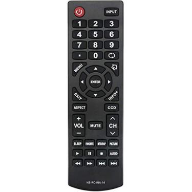 Imagem de Controle remoto NS-RC4NA-14 substituído para Insignia TV NS-46D400NA14 NS-50D400NA14 NS-39L400NA14 NS-39D40SNA14 NS-32D201NA14 NS-46D40SNA14 NS-50DSS. Colar NA14 S-42D40SNA14 NS-65D550NA15 NS-65D4400A14