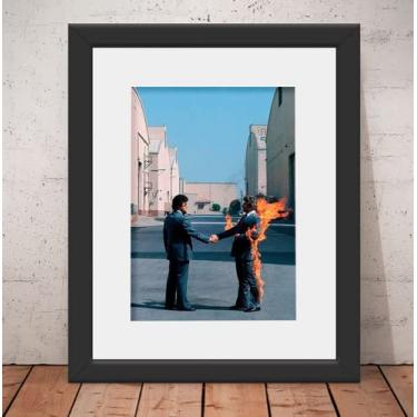 Imagem de Quadro Pink Floyd Rock Poster 56x46cm Vidro +paspatur U2672