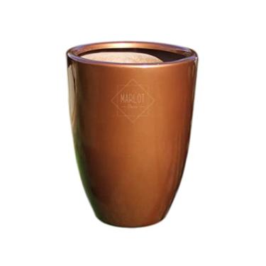 Imagem de MARLOT Decor Vaso Cachepot Plantas E Flores Fibra Vidro 48x36cm (Cobre)