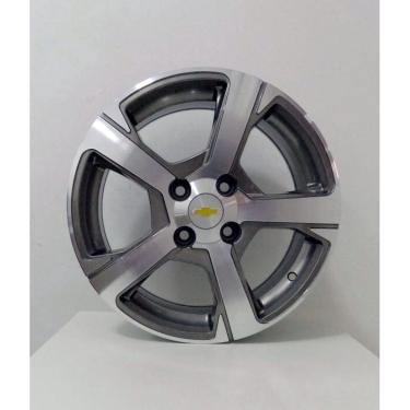 Imagem de 4 Rodas gm Onix ltz - Brw 1430 - aro 15 4x100 Grafite Diamantada