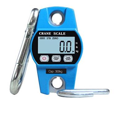 Imagem de pequena balança de cozinha eletrônico digital guindaste scalefood duty compact pendurado alumínio de alta precisão pendurado pequeno gancho eletrônico portátil 300kg / 100g
