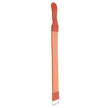 Imagem de Correia de Couro para Barbear, Cinto de Afiação para Barbeador de Barba de 18,6 X 2,3 pol.Ferramenta de Barbear Masculina Barbeador Lâmina de Barbear para Barbeiro