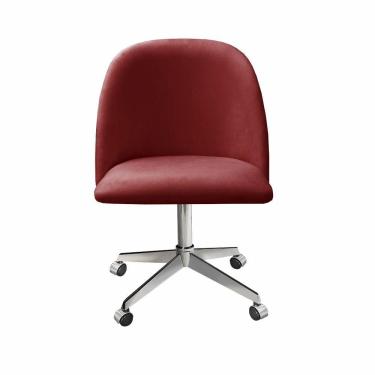 Imagem de Poltrona Escritório Gaia Giratória com Rodinhas Decoração Home Office
