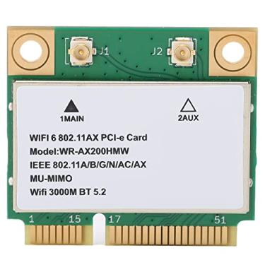 Imagem de AX200HMW WiFi 6 Wireless Card Dual Band 802.11 A/B/G/N/AC/AX Half Mini PCI-E WiFi Card Network Adapter BT5.2 for PC, Laptops, Only for WIN10
