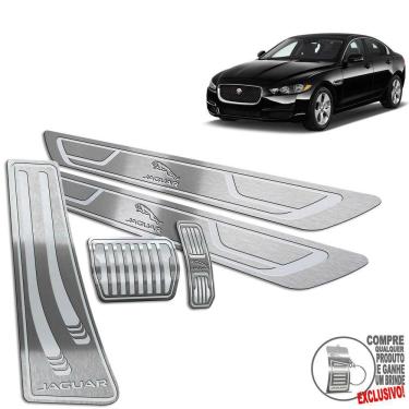 Imagem de Descanso Pedaleira Soleira Baixo Relevo Jaguar Xe 2015 2021
