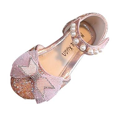 Imagem de Chinelos de coruja para meninas moda primavera e verão sandálias para meninas vestido de festa infantil mocassins chinelos para meninas, Rosa, 2.5 Little Kid