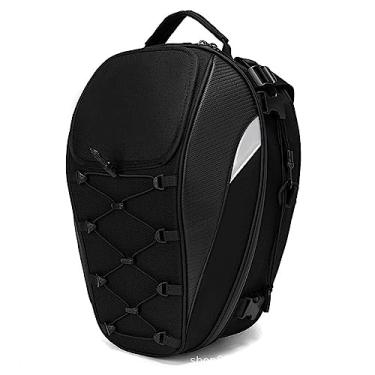 Imagem de Bolsa de capacete à prova d'água de uso duplo, bolsa traseira de motocicleta 30l-40l, caa de ferramentas, bolsa de assento traseiro, mochila de grande dade, acessórios de moto
