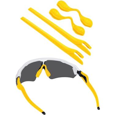 Imagem de BLAZERBUCK Kits de meias de reposição para óculos de sol Oakley Radar EV Series - Amarelo