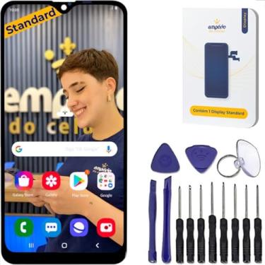 Imagem de Tela Frontal Touch Lcd Display Compatível A10s A107 Empório Standard Preto