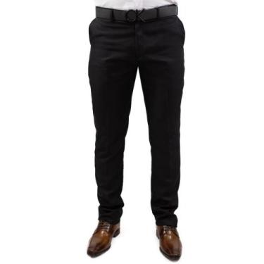 Imagem de Calça Social Masculina Slim Oxford Disponível Em 3 Cores - Vitrini Das