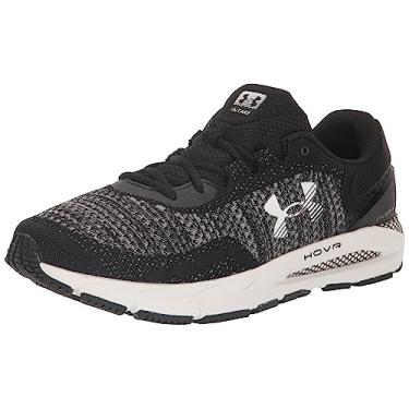 Imagem de Under Armour HOVR Intake 6 Tênis de corrida masculino, (001) Preto/Preto/Branco, 10.5