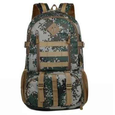 Imagem de Mochila de Tecido Oxford Construída para Durar Capacidade Generosa Com Camuflagem Verde Exército 3 para Acampamento e Caminhada (Camuflagem 1)