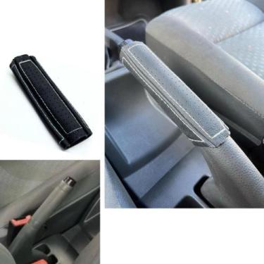 Imagem de Revestimento em Couro Capa Alavanca Freio De Mão Polo Fox Spacefox Cro