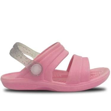 Imagem de Sandalia Papete Infantil Nº 21 ao 32 Babuche Menino Menina Leve Macio Confortavel Antiderrapante 15.12 (Rosa, BR, Criança de 1 a 3 anos, Numérico, 22)