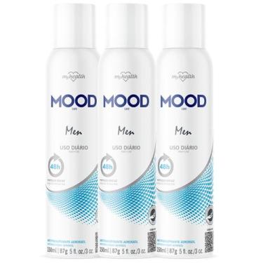 Imagem de Kit 3 Desodorante Aerossol Men Mood Care 150Ml - My Health - My Healty